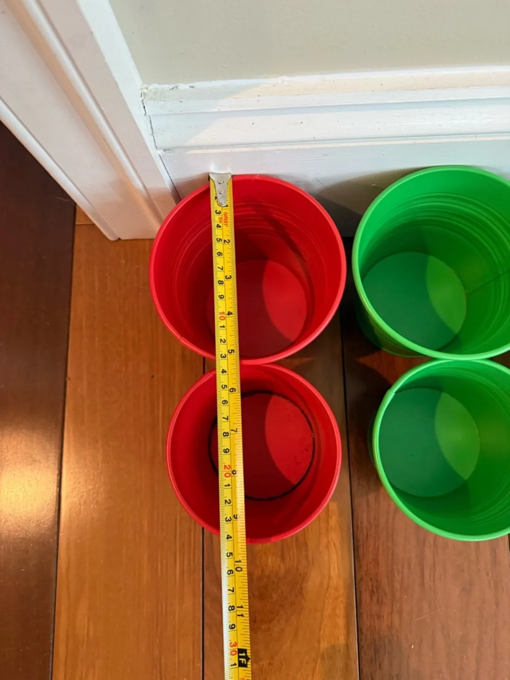 IKEA Socker Plant Pot Set - White, Red and Green